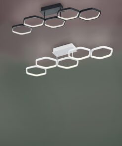 Φωτιστικό Οροφής Reality LED 24W Ανθρακί Μεταλλικό Step Dimmable 3000lm 3000K R62055142