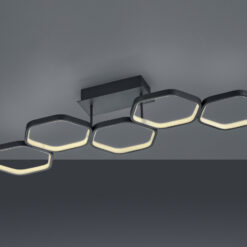 Φωτιστικό Οροφής Reality LED 24W Ανθρακί Μεταλλικό Step Dimmable 3000lm 3000K R62055142
