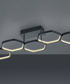 Φωτιστικό Οροφής Reality LED 24W Ανθρακί Μεταλλικό Step Dimmable 3000lm 3000K R62055142