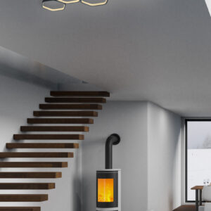 Φωτιστικό Οροφής Reality LED 24W  Ανθρακί Μεταλλικό Step Dimmable 3000lm 3000K  R62055142