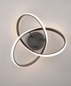 Φωτιστικό Οροφής MEO Trio Lighting LED 15W 1800lm 3000K Μαύρο Ματ – R62101132