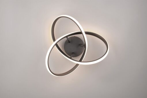 Φωτιστικό Οροφής MEO Trio Lighting LED 15W 1800lm 3000K   Μαύρο Ματ – R62101132