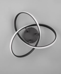 Φωτιστικό Οροφής MEO Trio Lighting LED 15W 1800lm 3000K Μαύρο Ματ – R62101132