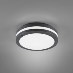 Φωτιστικό Οροφής Reality LED 12W Ανθρακί Πλαστικό 1000lm 3000K IP54 R62151142