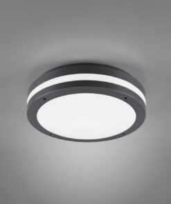 Φωτιστικό Οροφής Reality LED 12W Ανθρακί Πλαστικό 1000lm 3000K IP54 R62151142