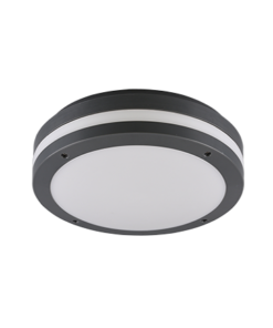 Φωτιστικό Οροφής Reality LED 12W Ανθρακί Πλαστικό 1000lm 3000K IP54 R62151142