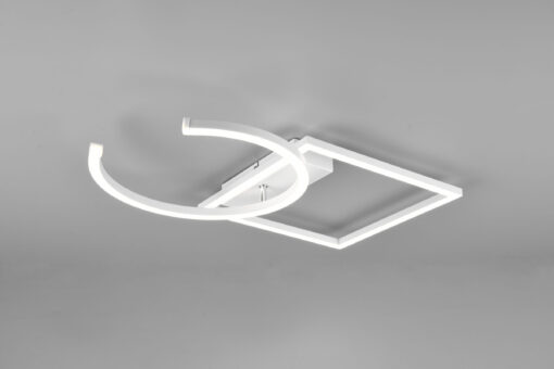 Φωτιστικό Οροφής Reality LED 23,5W  Λευκό Ματ Μεταλλικό Step Dimmable 3000lm 4000K  R62162131