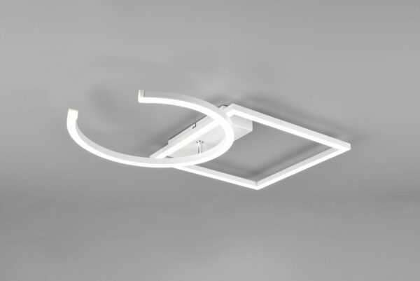 Φωτιστικό Οροφής Reality LED 23,5W  Λευκό Ματ Μεταλλικό Step Dimmable 3000lm 4000K  R62162131