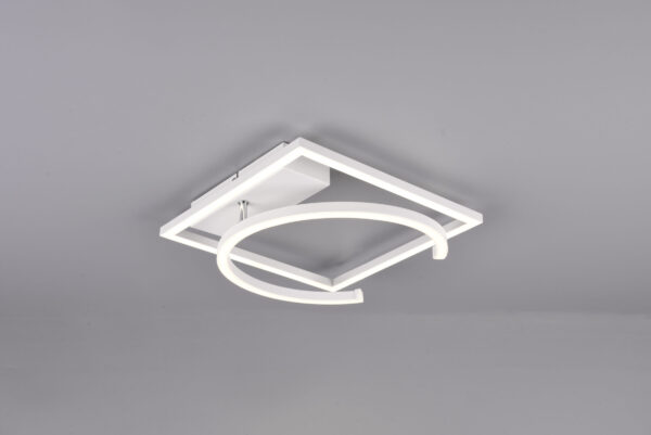 Φωτιστικό Οροφής Reality LED 23,5W  Λευκό Ματ Μεταλλικό Step Dimmable 3000lm 4000K  R62162131