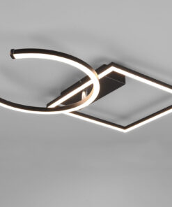 Φωτιστικό Οροφής Reality LED 23,5W Μαύρο Ματ Μεταλλικό Step Dimmable 2800lm 3000K R62162132