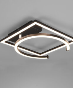 Φωτιστικό Οροφής Reality LED 23,5W Μαύρο Ματ Μεταλλικό Step Dimmable 2800lm 3000K R62162132