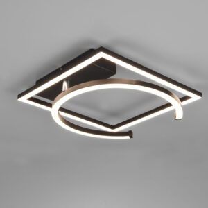 Φωτιστικό Οροφής Reality LED 23,5W  Μαύρο Ματ Μεταλλικό Step Dimmable 2800lm 3000K  R62162132