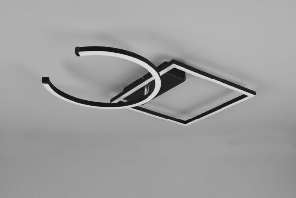 Φωτιστικό Οροφής Reality LED 23,5W  Μαύρο Ματ Μεταλλικό Step Dimmable 2800lm 3000K  R62162132