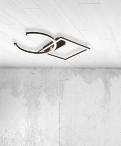 Φωτιστικό Οροφής Reality LED 23,5W Μαύρο Ματ Μεταλλικό Step Dimmable 2800lm 3000K R62162132