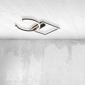 Φωτιστικό Οροφής Reality LED 23,5W  Μαύρο Ματ Μεταλλικό Step Dimmable 2800lm 3000K  R62162132