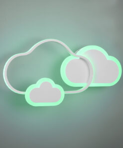 Παιδικό Φωτιστικό Οροφής / Τοίχου Reality LED 29W Λευκό Ματ Μεταλλικό Τηλεχειριζόμενο Dimmable 3600lm RGB+3000K – R62263131