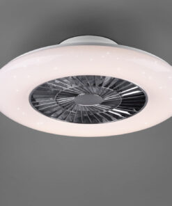 Ανεμιστήρας Reality LED 40W Χρώμιο Πλαστικό Dimmable 5000lm 3000 – 6500K R62402106