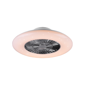 Ανεμιστήρας Reality LED 40W  Χρώμιο Πλαστικό Dimmable 5000lm 3000 – 6500K  R62402106
