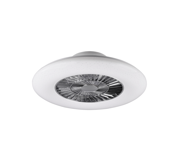 Ανεμιστήρας Reality LED 40W  Χρώμιο Πλαστικό Dimmable 5000lm 3000 – 6500K  R62402106