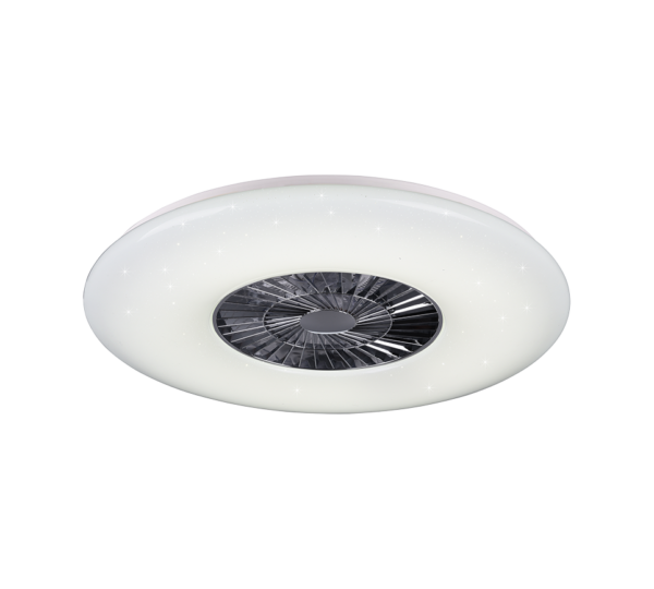 Ανεμιστήρας Reality LED 60W  Χρώμιο Πλαστικό Dimmable 4400lm 3000 – 6500K  R62402906
