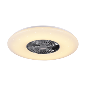 Ανεμιστήρας Reality LED 60W  Χρώμιο Πλαστικό Dimmable 4400lm 3000 – 6500K  R62402906