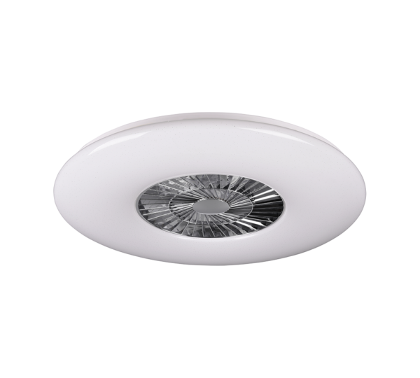 Ανεμιστήρας Reality LED 60W  Χρώμιο Πλαστικό Dimmable 4400lm 3000 – 6500K  R62402906