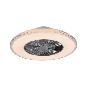 Ανεμιστήρας Reality LED 40W  Χρώμιο Πλαστικό Dimmable 5000lm 3000 – 6500K  R62412106
