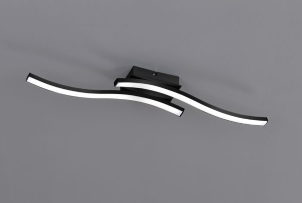 Φωτιστικό Οροφής Reality LED 5W  Μαύρο Ματ Μεταλλικό 500lm 3000K  R62472132