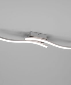 Φωτιστικό Οροφής Reality ROUTE 2x SMD LED, 5W · 2x 600lm, 4000K Νίκελ Ματ Μεταλλικό – R62472407