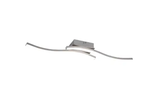 Φωτιστικό Οροφής Reality ROUTE  2x SMD LED, 5W · 2x 600lm, 4000K Νίκελ Ματ Μεταλλικό   – R62472407
