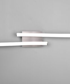 Φωτιστικό Οροφής Reality ROUTE 2x SMD LED, 5W · 2x 600lm, 4000K Νίκελ Ματ Μεταλλικό – R62472407