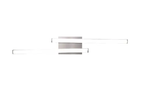 Φωτιστικό Οροφής Reality ROUTE  2x SMD LED, 5W · 2x 600lm, 4000K Νίκελ Ματ Μεταλλικό   – R62472407