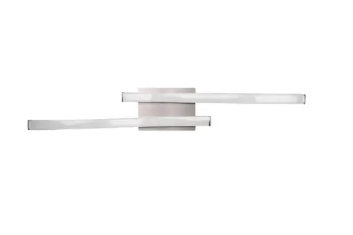 Φωτιστικό Οροφής Reality ROUTE  2x SMD LED, 5W · 2x 600lm, 4000K Νίκελ Ματ Μεταλλικό   – R62472407