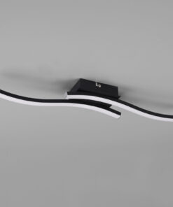 Φωτιστικό Οροφής Reality ROUTE 2x SMD LED, 5W · 2x 600lm, 4000K Μαύρο Ματ Μεταλλικό – R62472432