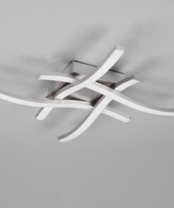 Φωτιστικό Οροφής Reality ROUTE 4x SMD LED, 5W · 4x 600lm, 4000K Νίκελ Ματ Μεταλλικό – R62474407