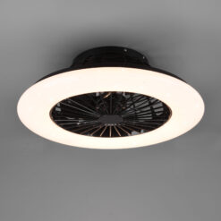 Ανεμιστήρας Reality STRALSUND LED, 26,8W · 1x 2600lm, 3000 – 6500K Μαύρο Ματ Πλαστικό – R62522132