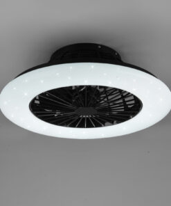 Ανεμιστήρας Reality STRALSUND LED, 26,8W · 1x 2600lm, 3000 – 6500K Μαύρο Ματ Πλαστικό – R62522132