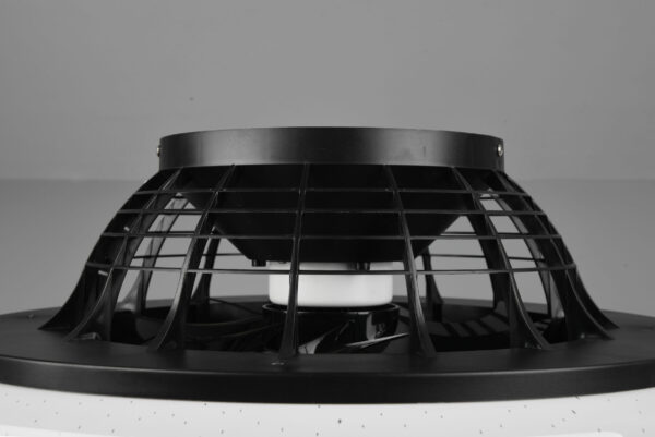 Ανεμιστήρας Reality STRALSUND   LED, 26,8W · 1x 2600lm, 3000 – 6500K Μαύρο Ματ Πλαστικό   – R62522132