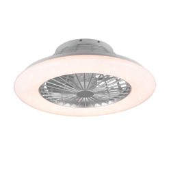 Ανεμιστήρας Reality STRALSUND LED, 26,8W · 2600lm, 3000 – 6500K Τιτάνιο Πλαστικό, RGBW, Χρονοδιακόπτης, Τηλεχειριζόμενο dimmable, 3 ταχύτητες, Step Dimmable – R62522987