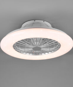 Ανεμιστήρας Reality STRALSUND LED, 26,8W · 2600lm, 3000 – 6500K Τιτάνιο Πλαστικό, RGBW, Χρονοδιακόπτης, Τηλεχειριζόμενο dimmable, 3 ταχύτητες, Step Dimmable – R62522987