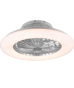 Ανεμιστήρας Reality STRALSUND LED, 26,8W · 2600lm, 3000 – 6500K Τιτάνιο Πλαστικό, RGBW, Χρονοδιακόπτης, Τηλεχειριζόμενο dimmable, 3 ταχύτητες, Step Dimmable – R62522987