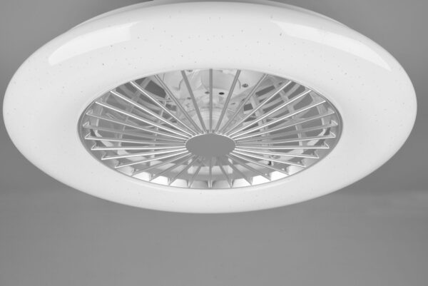 Ανεμιστήρας Reality STRALSUND  LED, 26,8W · 2600lm, 3000 – 6500K Τιτάνιο Πλαστικό, RGBW, Χρονοδιακόπτης, Τηλεχειριζόμενο dimmable, 3 ταχύτητες, Step Dimmable – R62522987