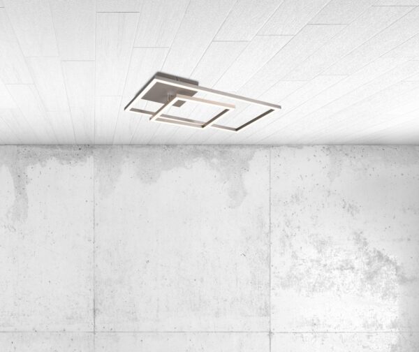 Φωτιστικό Οροφής Reality  LED 25W Νίκελ Ματ Μεταλλικό Step Dimmable 3000lm  3000K – R62642107