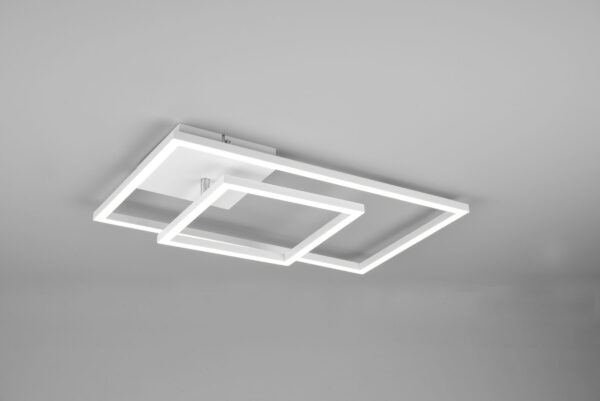 Φωτιστικό Οροφής Reality  LED 25W Λευκό Ματ Μεταλλικό Step Dimmable 3000lm  4000K – R62642131