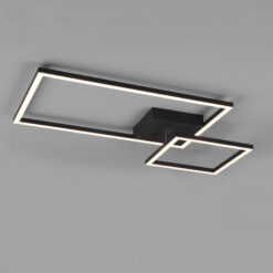 Φωτιστικό Οροφής Reality LED 25W Μαύρο Ματ Μεταλλικό Step Dimmable 3000lm 3000K – R62642132
