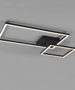 Φωτιστικό Οροφής Reality LED 25W Μαύρο Ματ Μεταλλικό Step Dimmable 3000lm 3000K – R62642132