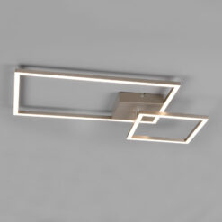 Φωτιστικό Οροφής Reality PADELLA LED, 25W · 3000lm, 4000K Νίκελ Ματ Μεταλλικό περιστρεφόμενο με dimmer – R62642407