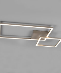 Φωτιστικό Οροφής Reality PADELLA LED, 25W · 3000lm, 4000K Νίκελ Ματ Μεταλλικό περιστρεφόμενο με dimmer – R62642407