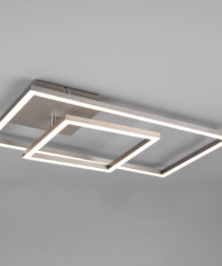 Φωτιστικό Οροφής Reality PADELLA LED, 25W · 3000lm, 4000K Νίκελ Ματ Μεταλλικό περιστρεφόμενο με dimmer – R62642407