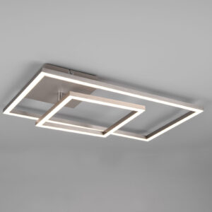 Φωτιστικό Οροφής Reality PADELLA   LED, 25W · 3000lm, 4000K Νίκελ Ματ Μεταλλικό περιστρεφόμενο με dimmer   – R62642407